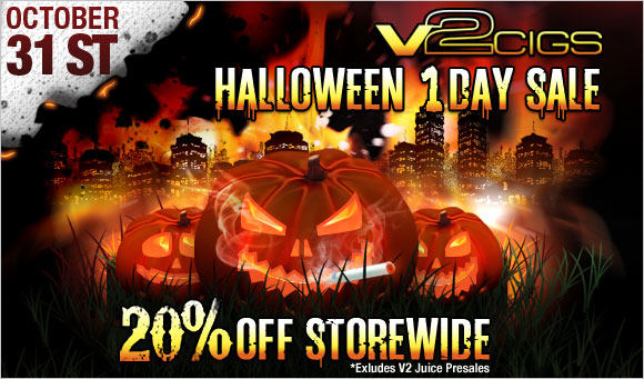 V2 Cigs - Halloween Sale - 20% OFF Storewide